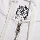 Luxury CHROME HEARTS  Horseshoe ZIP-UP Hoodie Gorilla Fits