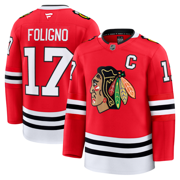 Nick Foligno Chicago Blackhawks Fanatics Premium Home Jersey Gorilla Fits
