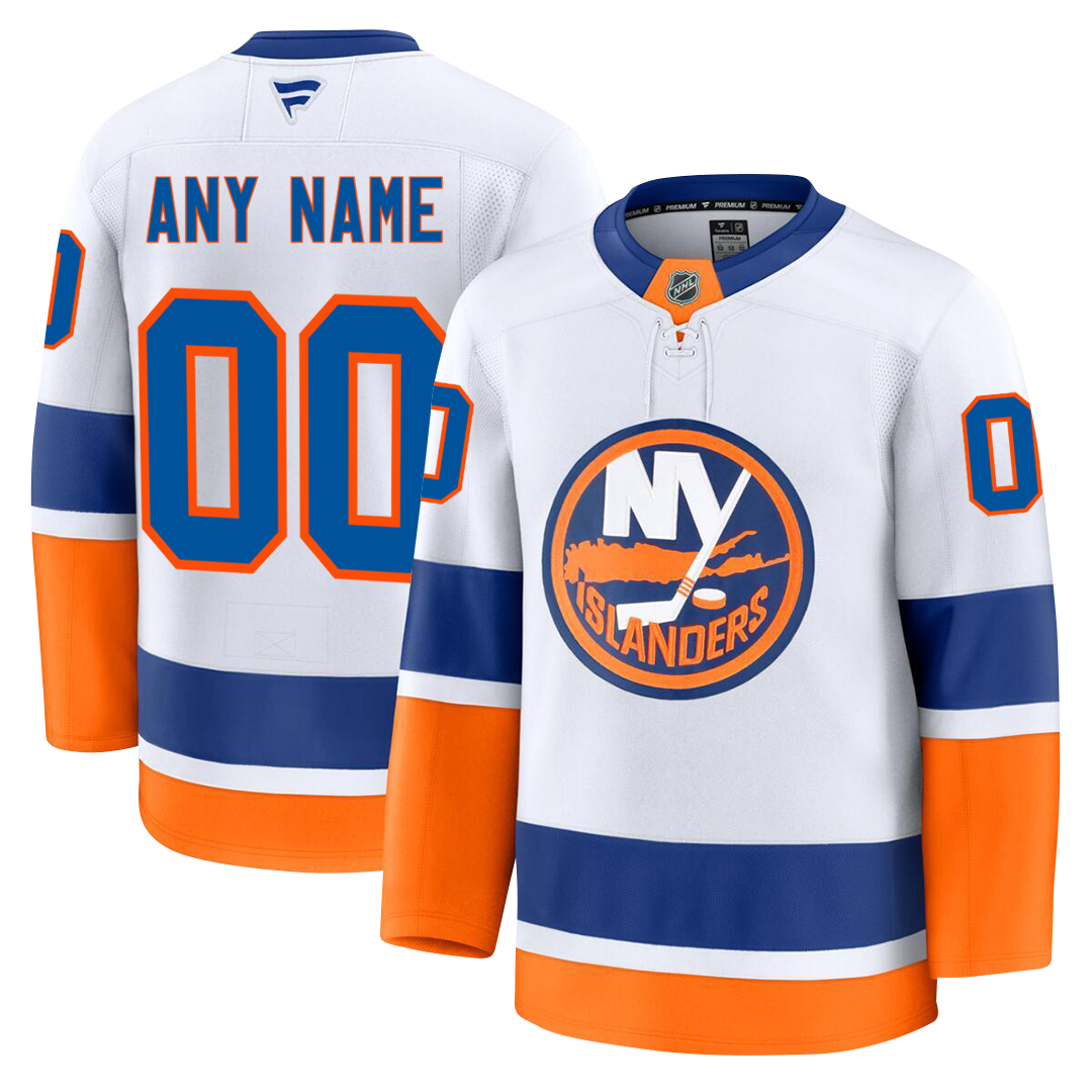 Customizable New York Islanders 2024 Fanatics Premium Official NHL AWAY Jersey Gorilla Fits