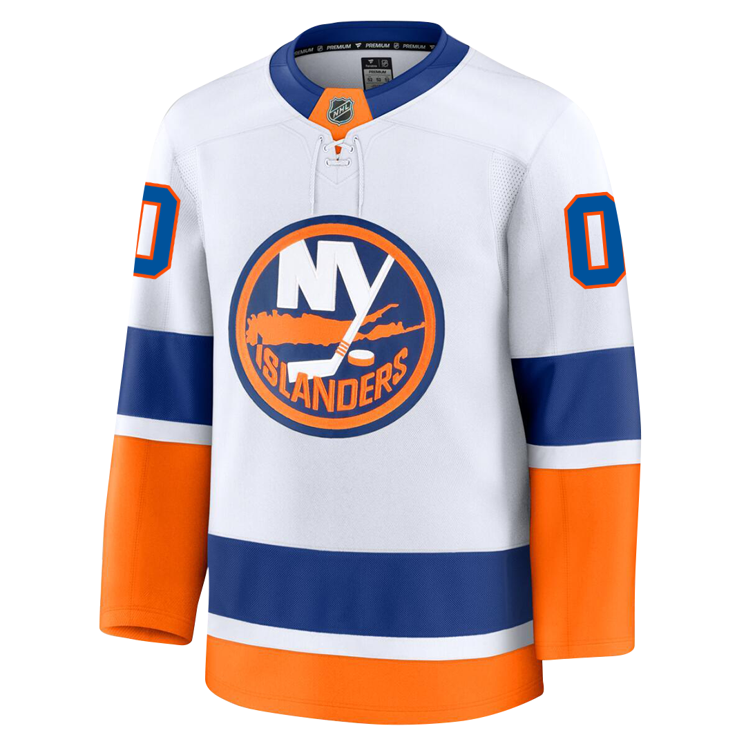 Customizable New York Islanders 2024 Fanatics Premium Official NHL AWAY Jersey Gorilla Fits