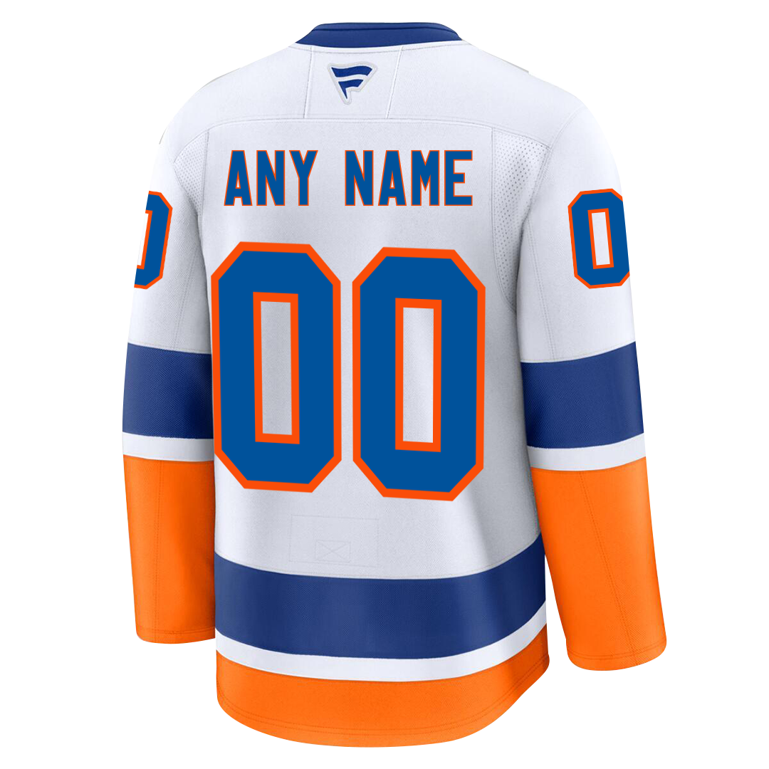 Customizable New York Islanders 2024 Fanatics Premium Official NHL AWAY Jersey Gorilla Fits