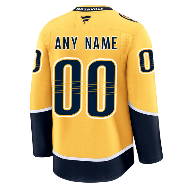 Customizable Nashville Predators 2024 Fanatics Premium Official NHL HOME Jersey Gorilla Fits