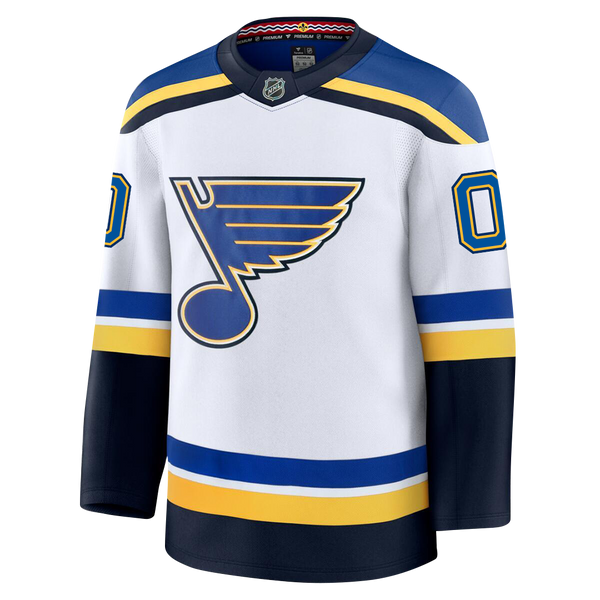 Customizable St. Louis Blues 2024 Fanatics Premium Official NHL AWAY Jersey Gorilla Fits