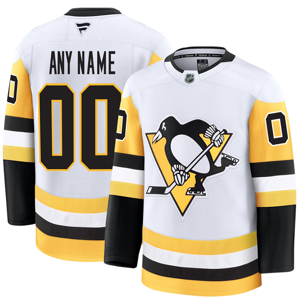Customizable Pittsburgh Penguins 2024 Fanatics Premium Official NHL AWAY Jersey Gorilla Fits