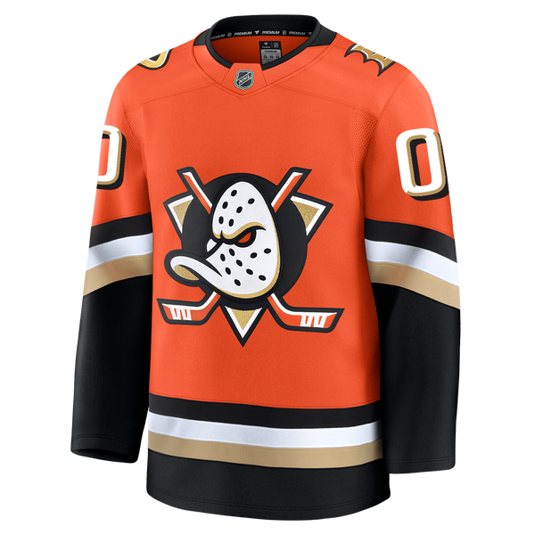 Customizable Anaheim Ducks 2024 Fanatics Premium Official NHL HOME Jersey Gorilla Fits