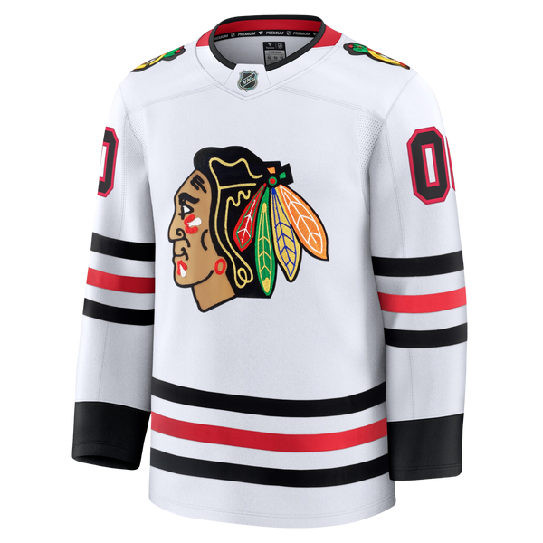 Customizable Chicago Blackhawks 2024 Fanatics Premium Official NHL AWAY Jersey Gorilla Fits