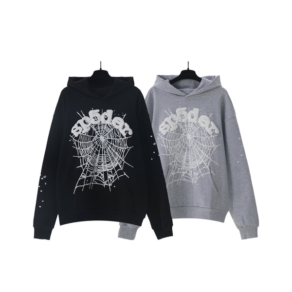 Sp5der OG Web Hoodie Black Sp5der