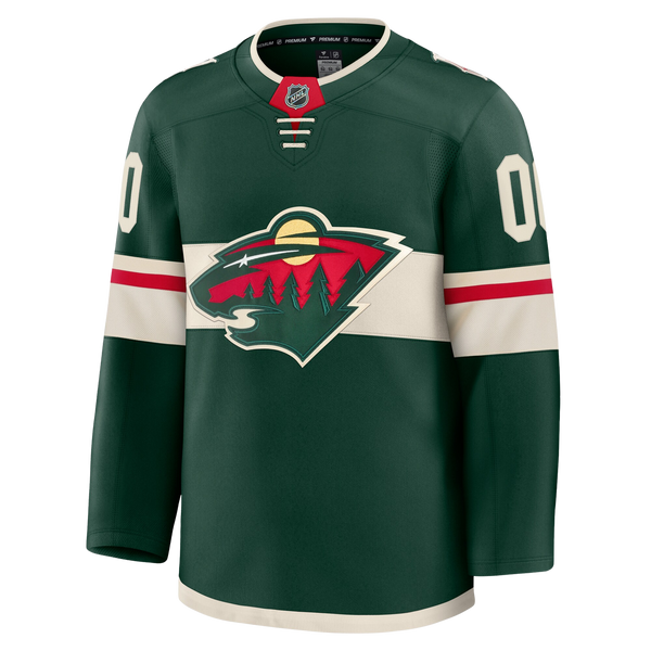 Customizable Minnesota Wild 2024 Fanatics Premium Official NHL HOME Jersey Gorilla Fits