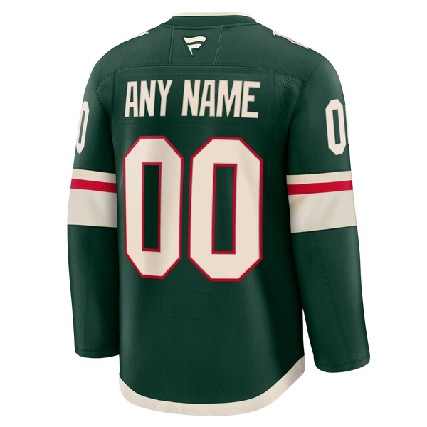 Customizable Minnesota Wild 2024 Fanatics Premium Official NHL HOME Jersey Gorilla Fits