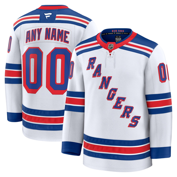 Customizable New York Rangers 2024 Fanatics Premium Official NHL AWAY Jersey Gorilla Fits