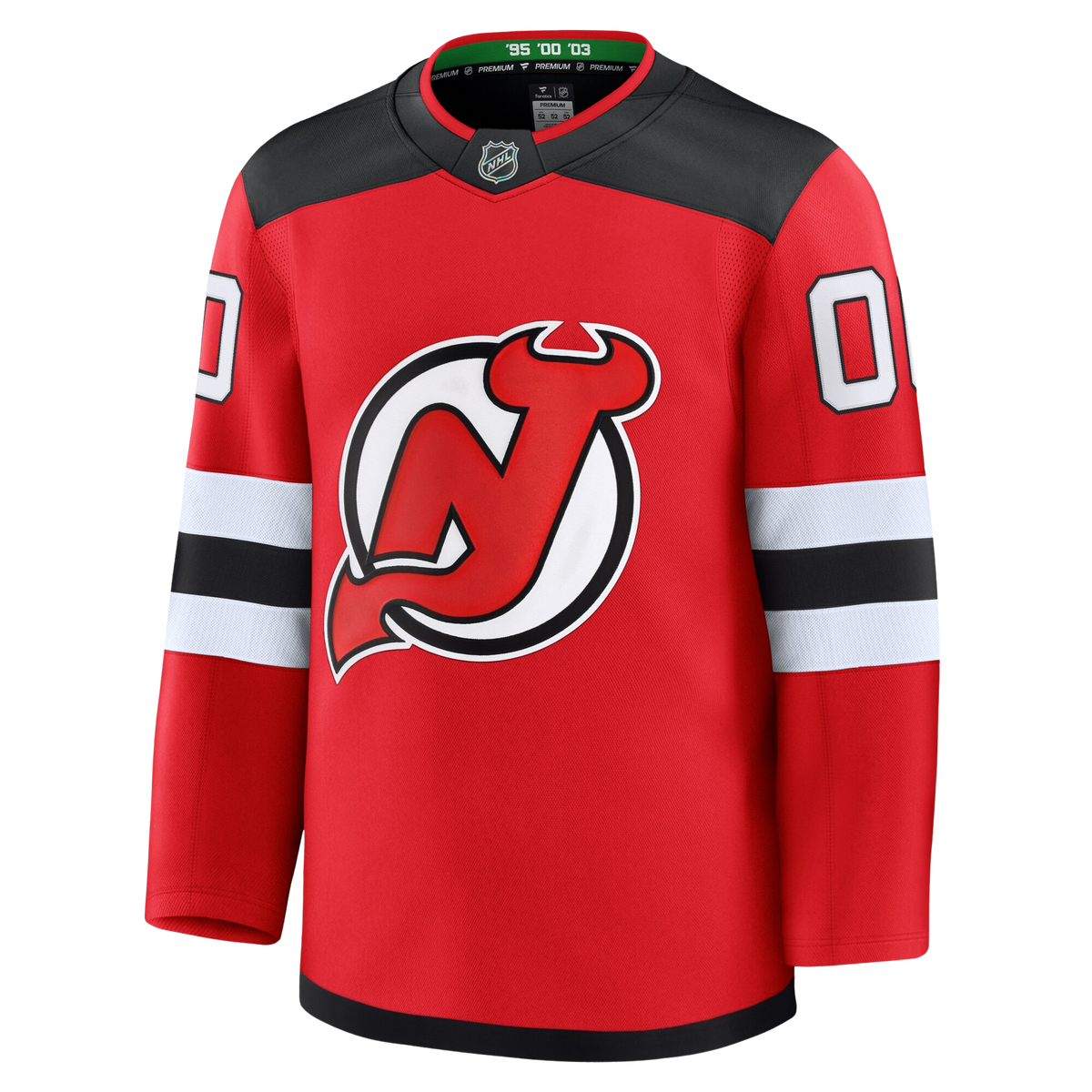 Customizable New Jersey Devils 2024 Fanatics Premium Official NHL HOME Jersey Gorilla Fits