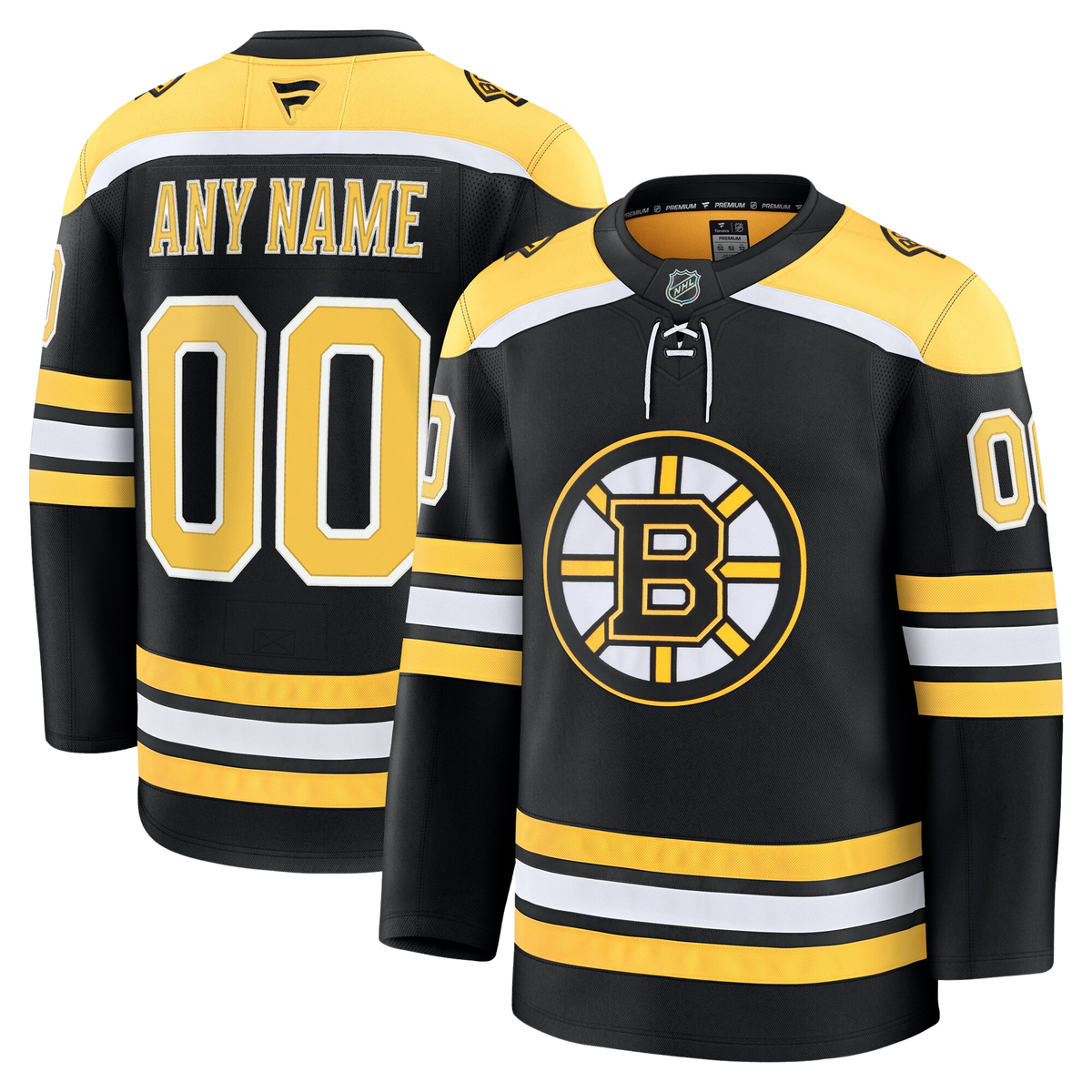 Customizable Boston Bruins 2024 Fanatics Premium Official NHL HOME Jersey Gorilla Fits
