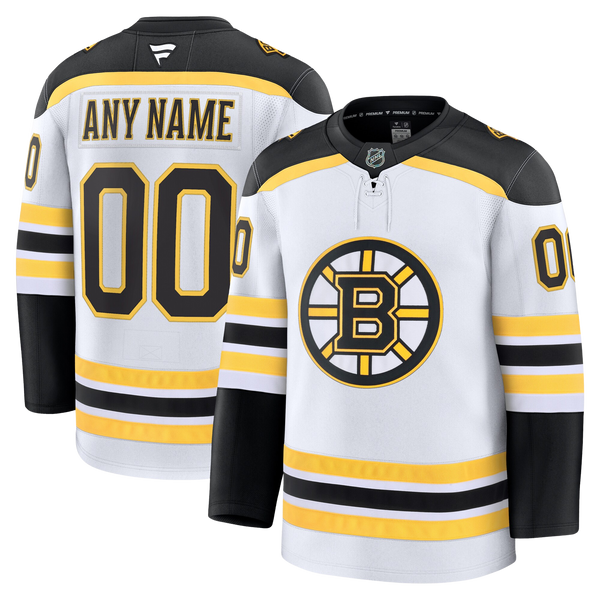 Customizable Boston Bruins 2024 Fanatics Premium Official NHL AWAY Jersey Gorilla Fits