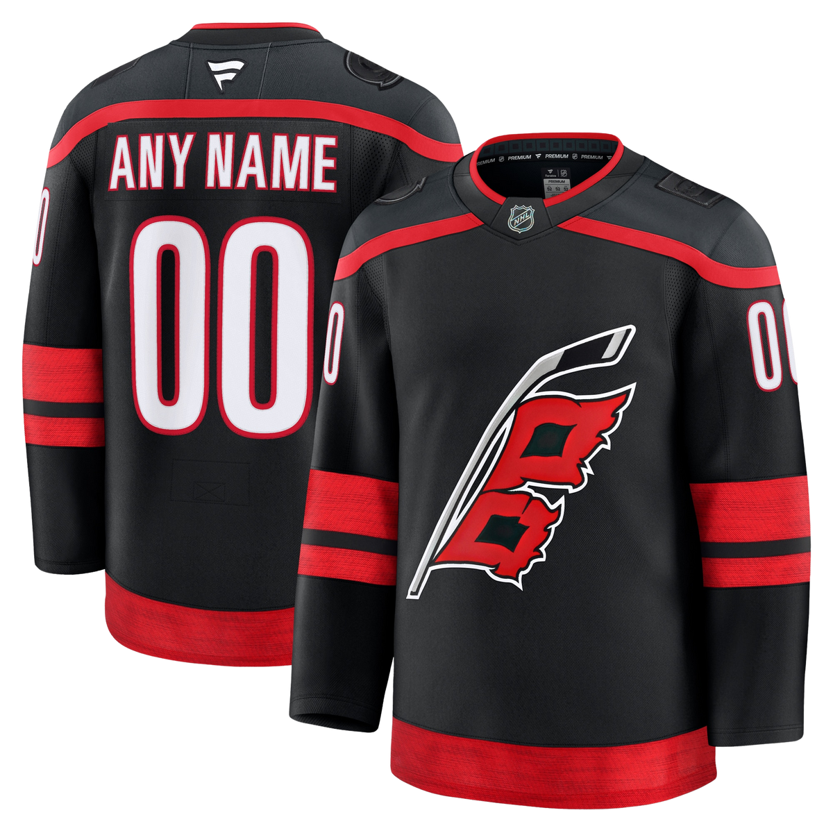 Customizable Carolina Hurricanes 2024 Fanatics Premium Official NHL HOME Jersey Gorilla Fits