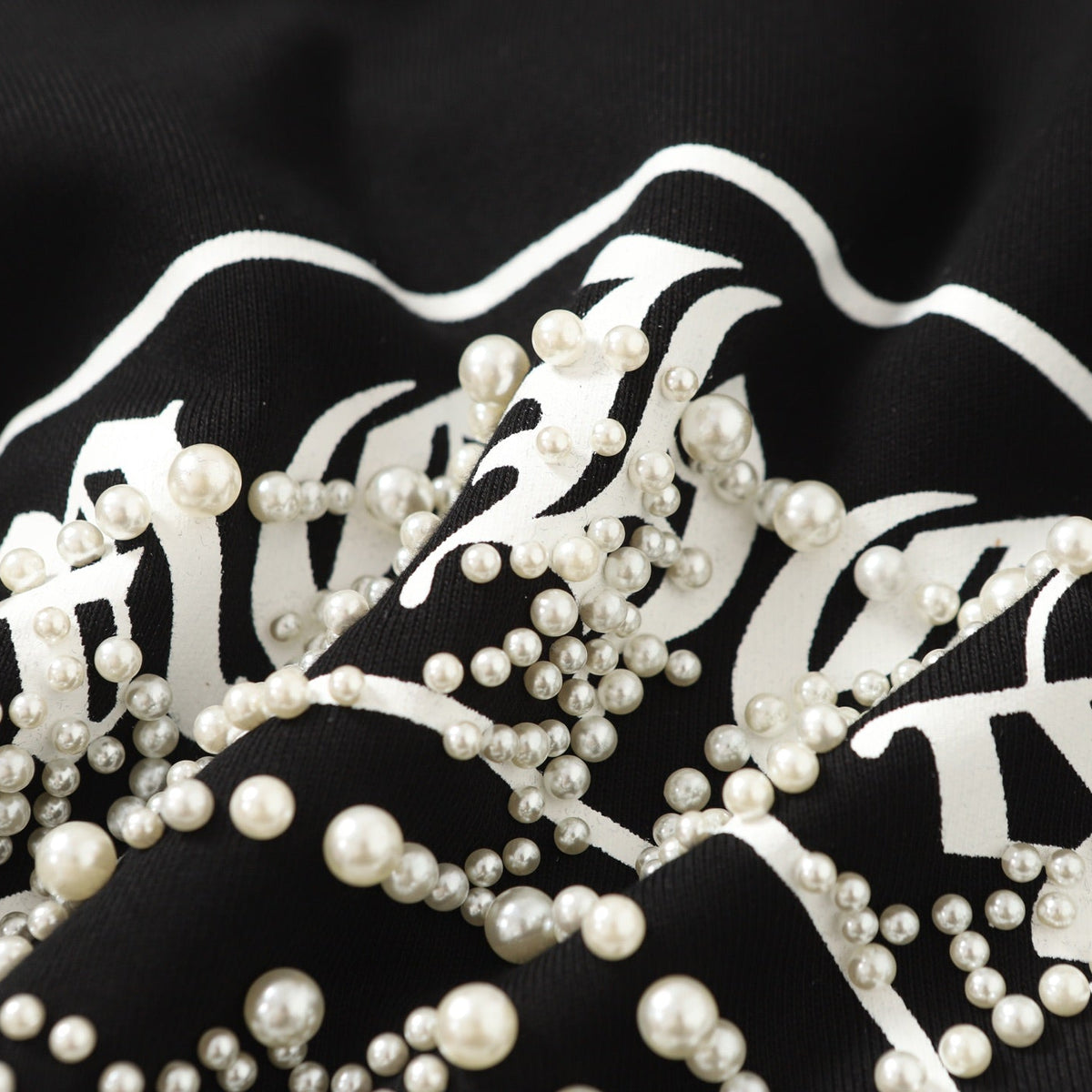 Chrome Hearts Rhinestone Horseshoe Hoodie - Black Gothic Streetwear Chrome-Hearts