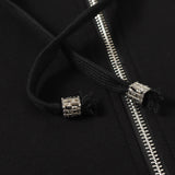 Chrome Hearts Rhinestone Horseshoe Hoodie - Black Gothic Streetwear Chrome-Hearts