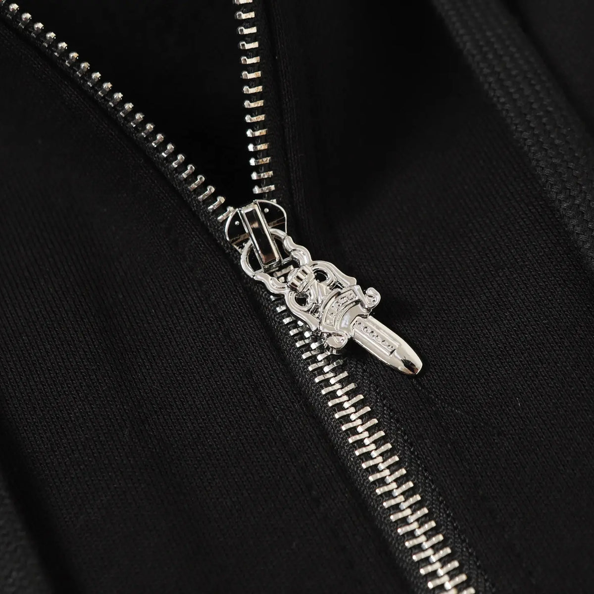 Chrome Hearts Colorful Rhinestone Hoodie - Black Gothic Street Sweatshirt Gorilla Fits