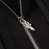 Chrome Hearts Colorful Rhinestone Hoodie - Black Gothic Street Sweatshirt Gorilla Fits