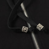 Chrome Hearts Colorful Rhinestone Hoodie - Black Gothic Street Sweatshirt Gorilla Fits