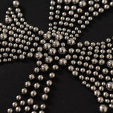 Chrome Hearts Rhinestone Cross Hoodie - Black Gothic Streetwear Chrome-Hearts