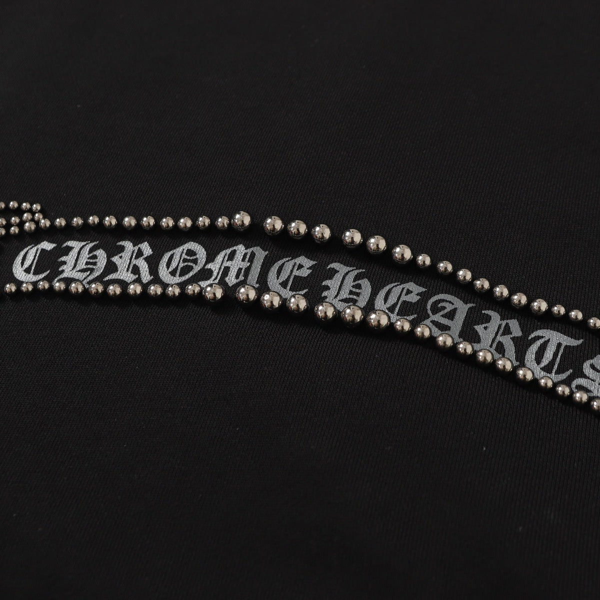 Chrome Hearts Rhinestone Cross Hoodie - Black Gothic Streetwear Chrome-Hearts