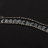 Chrome Hearts Rhinestone Cross Hoodie - Black Gothic Streetwear Chrome-Hearts