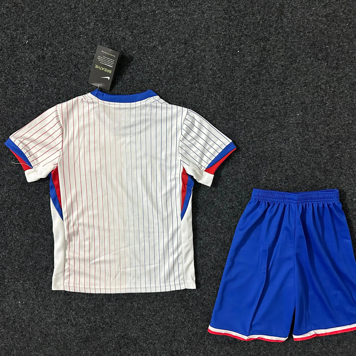 Mbappe France Euro 2024 HOME and Away  KIT – Authentic quality for Kids Gorilla fits