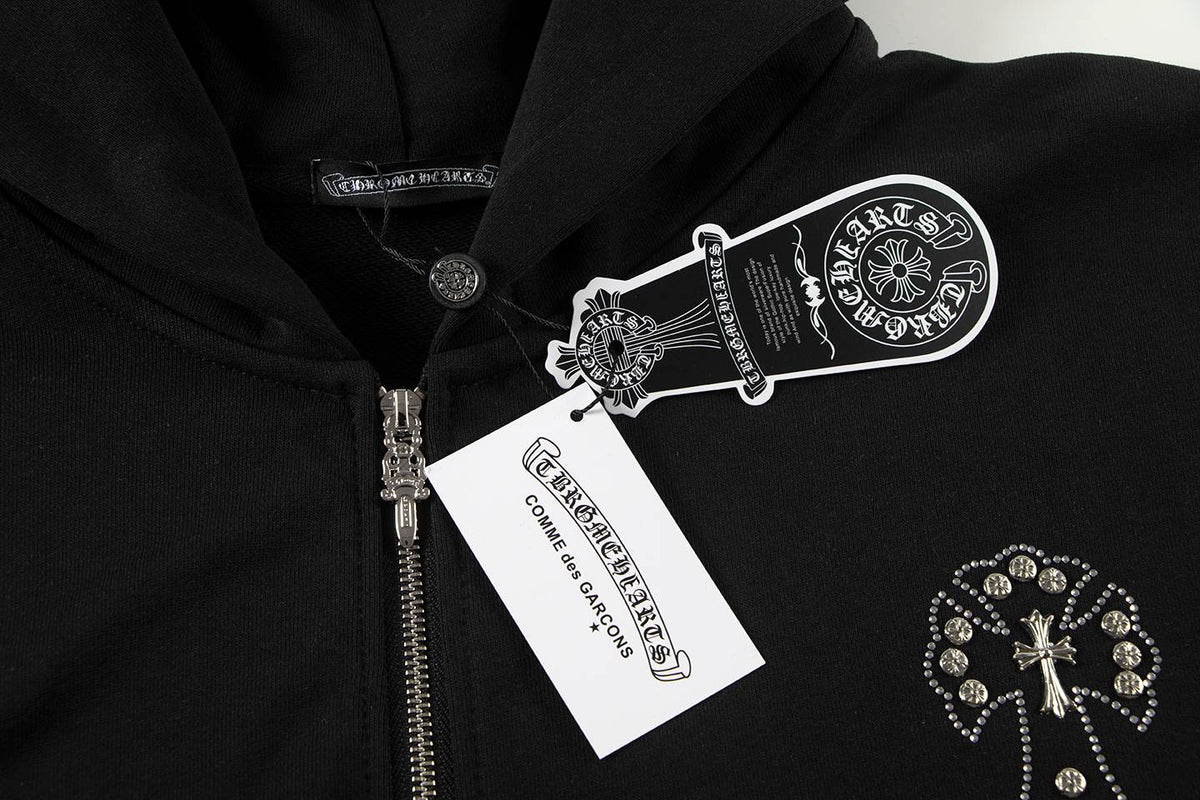 Luxury CHROME HEARTS  ZIP-UP Hoodie Chrome-Hearts