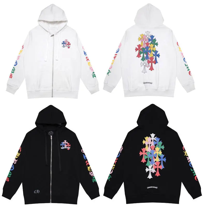 CHROME HEARTS Color Phantom Letter Phantom Arm ZIP-UP Hoodie Chrome-Hearts