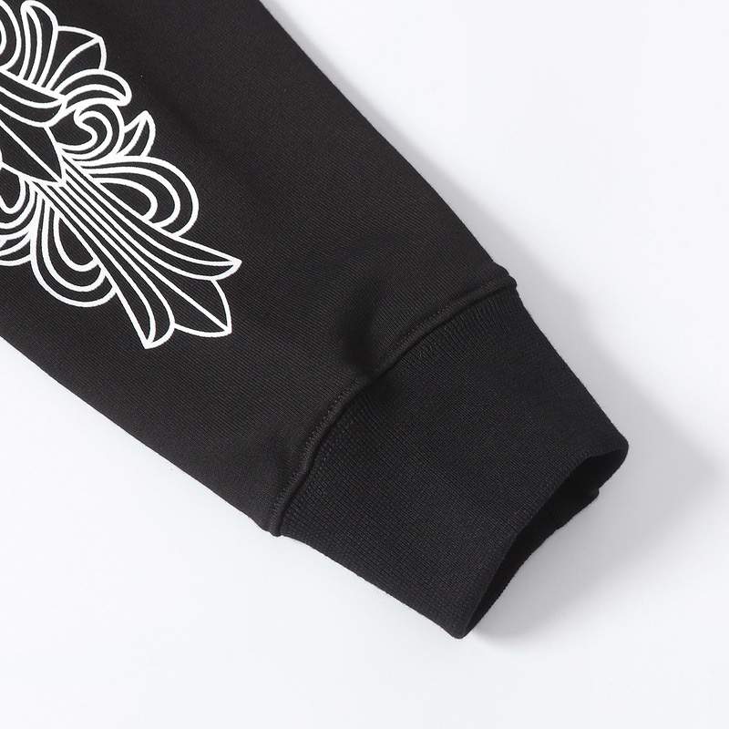 Luxury CHROME HEARTS Pink Paint ZIP-UP Hoodie Gorilla Fits