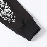 Luxury CHROME HEARTS Pink Paint ZIP-UP Hoodie Gorilla Fits