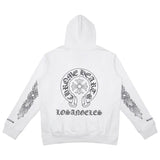 Luxury CHROME HEARTS  Horseshoe ZIP-UP Hoodie Gorilla Fits