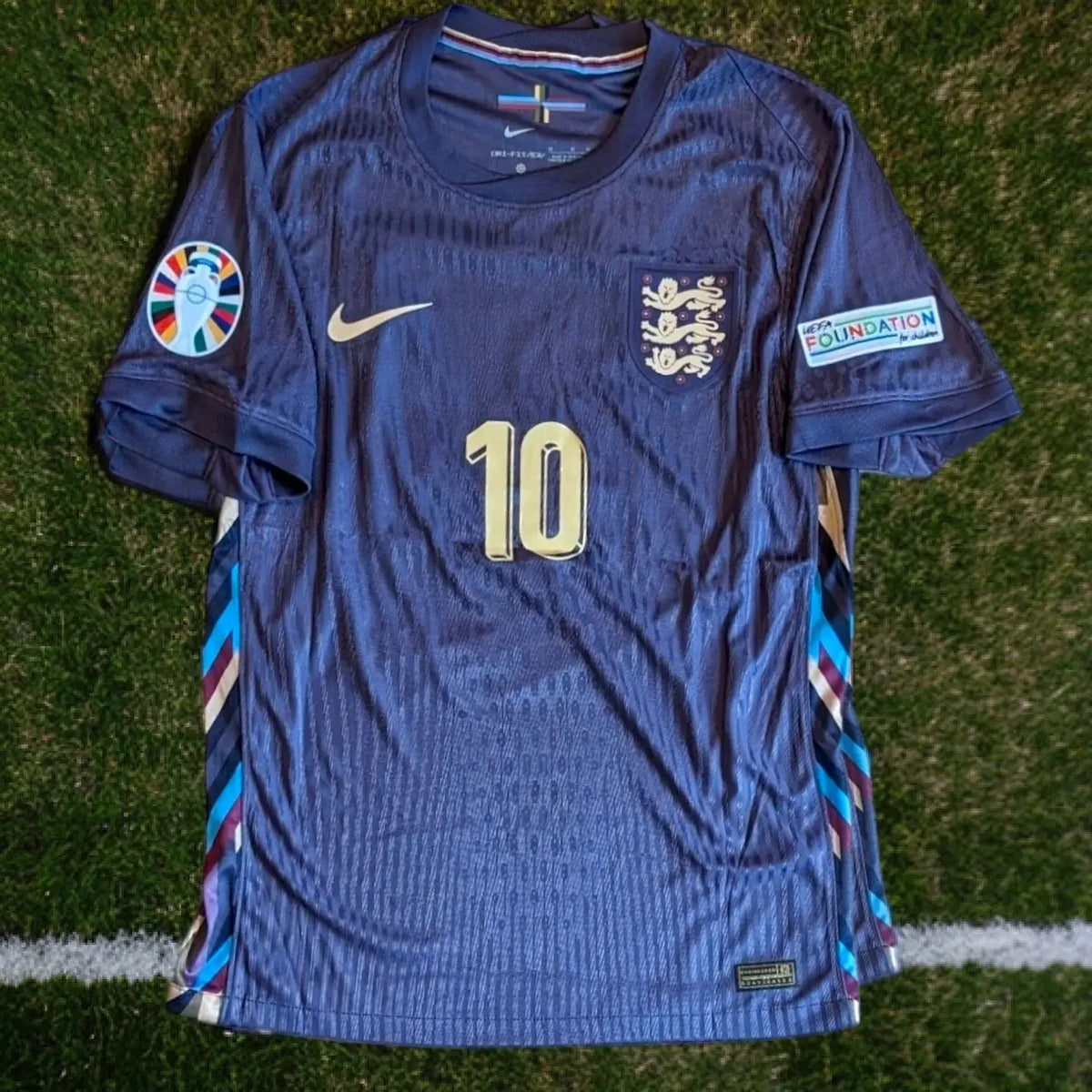 Jude Bellingham England EURO 2024 HOME and Away  KIT – Authentic quality PLAYER VERSION (patch included) Gorilla fits