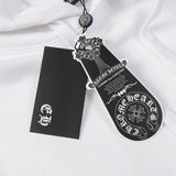 CHROME HEARTS Horseshoe Hoodie White Gorilla Fits
