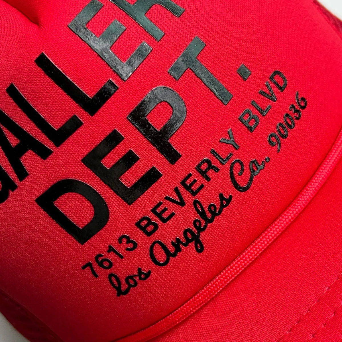 Red Gallery Dept Hats Gorilla Fits