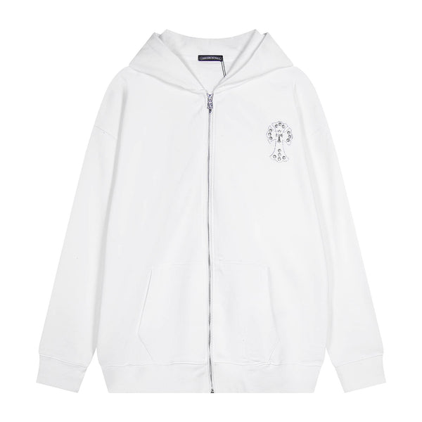 Luxury CHROME HEARTS  ZIP-UP Hoodie Chrome-Hearts