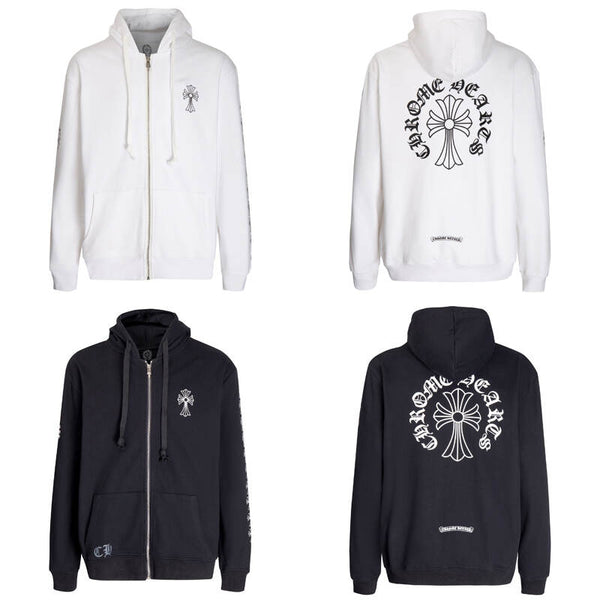 Luxury CHROME HEARTS  ZIP-UP Hoodie K5007 Chrome-Hearts