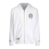 Luxury CHROME HEARTS  Horseshoe ZIP-UP Hoodie Gorilla Fits