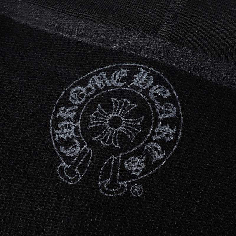 Luxury CHROME HEARTS Pink Paint ZIP-UP Hoodie Gorilla Fits