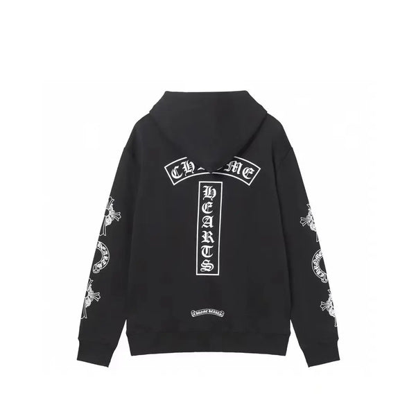 Chrome Hearts Hoodie - Black Street Style Logo print Chrome-Hearts