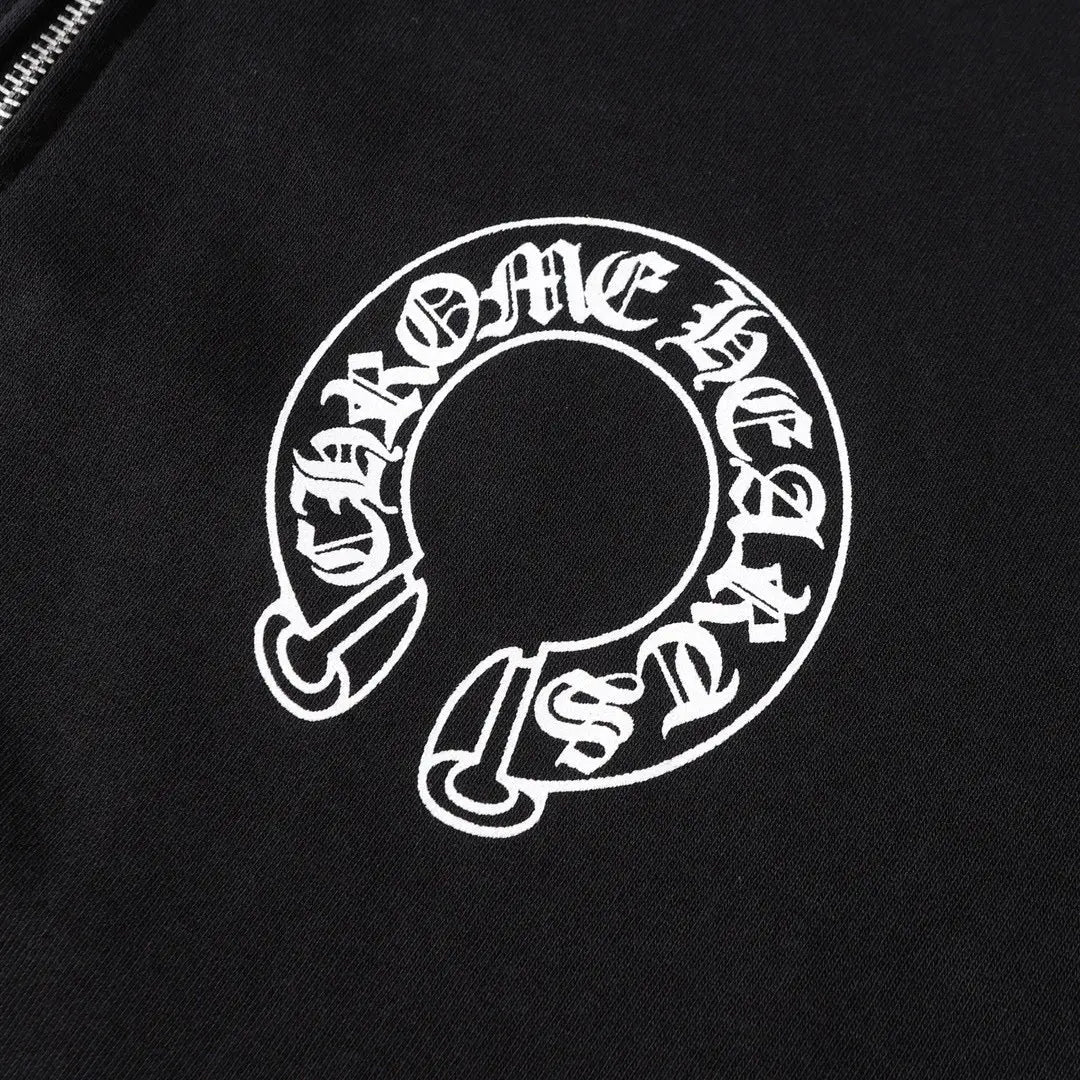 Chrome Hearts Hoodie - Black Street Style Logo print Chrome-Hearts