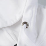 CHROME HEARTS Horseshoe Hoodie White Gorilla Fits