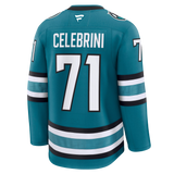 Macklin Celebrini San Jose Sharks Fanatics Premium Home Jersey Gorilla Fits