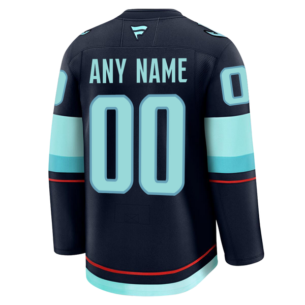 Customizable Seattle Kraken 2024 Fanatics Premium Official NHL HOME Jersey Gorilla Fits