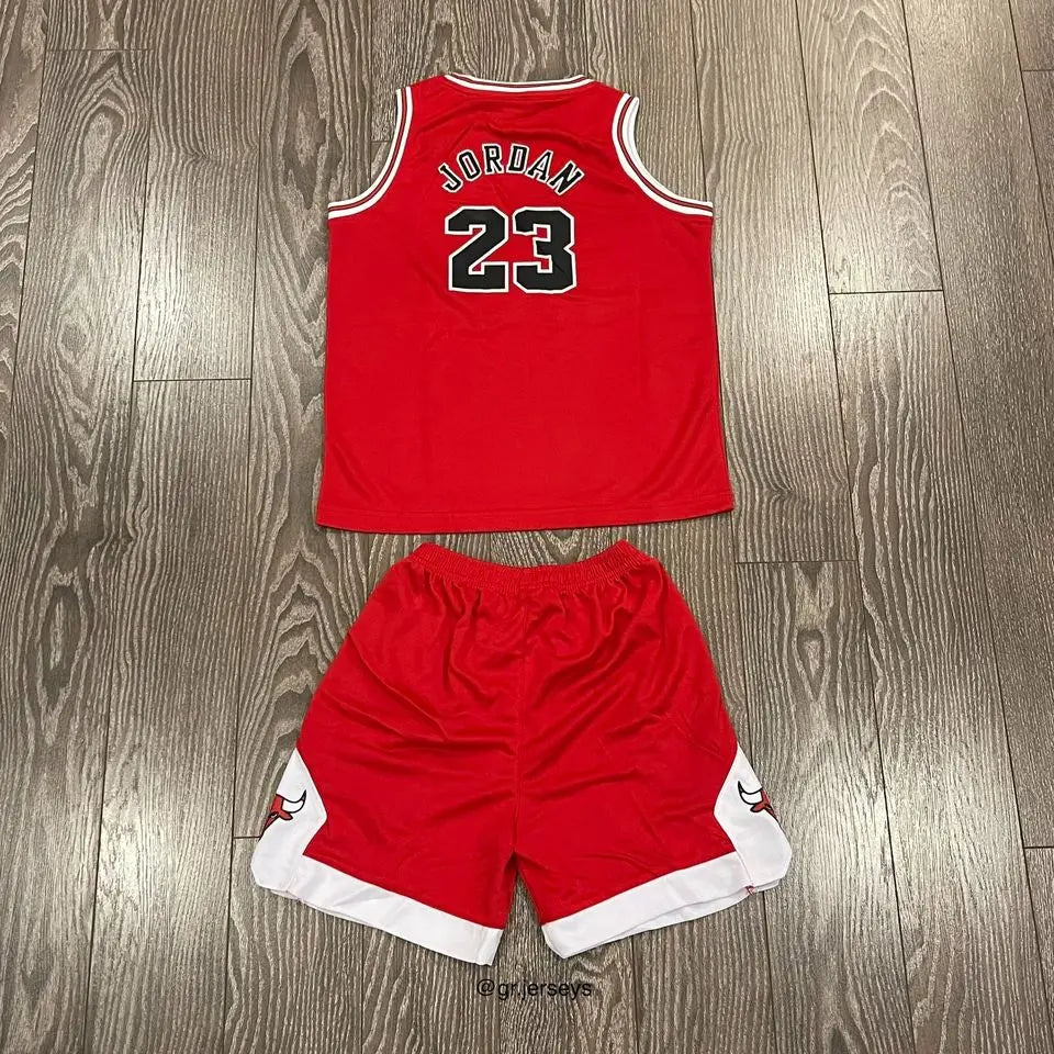 All MICHAEL JORDAN NBA Chicago Bulls Jersey - Kids/Child - White & Red Options/ nba jersey Gorilla fits