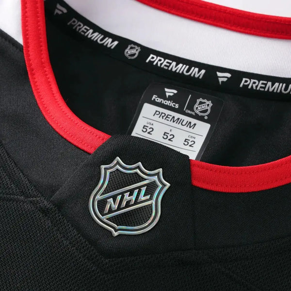 Customizable Black Chicago Blackhawks 2024 Fanatics Premium Official NHL Alternate Jersey