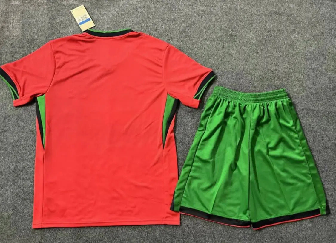 Ronaldo Portugal Euro 2024 HOME and Away  KIT – Authentic quality for Kids Gorilla fits