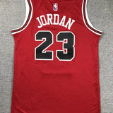 All MICHAEL JORDAN NBA Chicago Bulls Jersey - Junior/youth - Black stripped White & Red Options/ nba jersey Gorilla fits