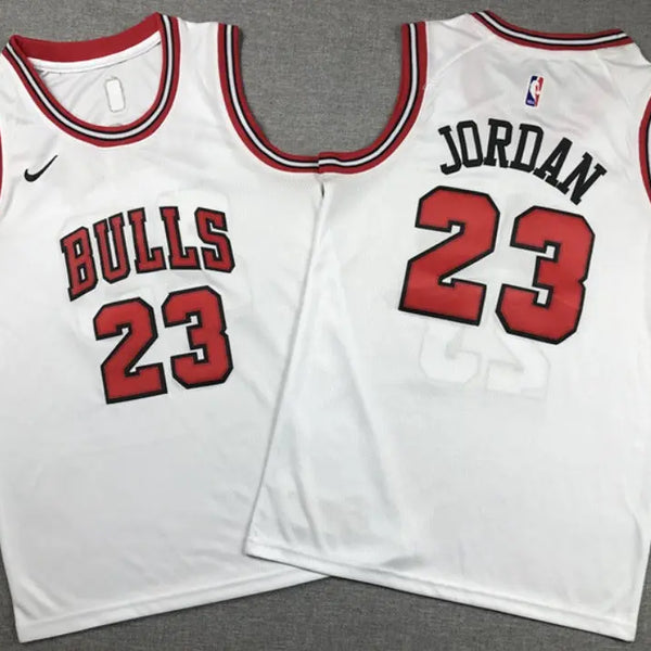 All MICHAEL JORDAN NBA Chicago Bulls Jersey - Junior/youth - Black stripped White & Red Options/ nba jersey Gorilla fits