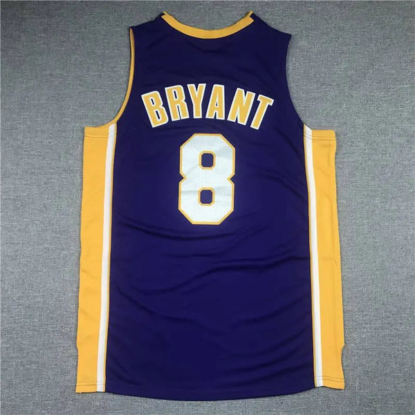 Limited Edition embroidered Purple Lakers Jersey Set - Kobe Bryant #8- mitchell&ness NBA Collection Gorilla fits